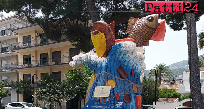 PATTI – Contro l’inquinamento ambientale S.e.a. Lovers dona una scultura al Comune.
