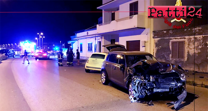 MESSINA – Due gravi incidenti nella notte a Terme Vigliatore e Barcellona Pozzo di Gotto. Feriti trasportati in ospedale.