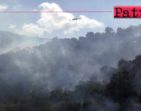 LIBRIZZI – Incendio in località S.Opolo. In azione gli elicotteri