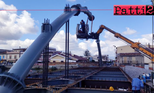 BARCELLONA P.G. – Realizzazione nuovo ponte di Calderà. Gli interventi sono in fase avanzata di esecuzione