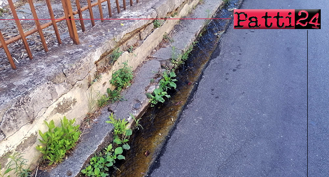 PATTI – Rete idrica cittadina. In alcune zone l’acqua arriva col contagocce e in altre si spreca per mancato intervento.