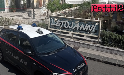 LETOJANNI – Controlli esercizi commerciali. Scoperto lavoratore in nero, gravi carenze igienico sanitarie e altre irregolarità.