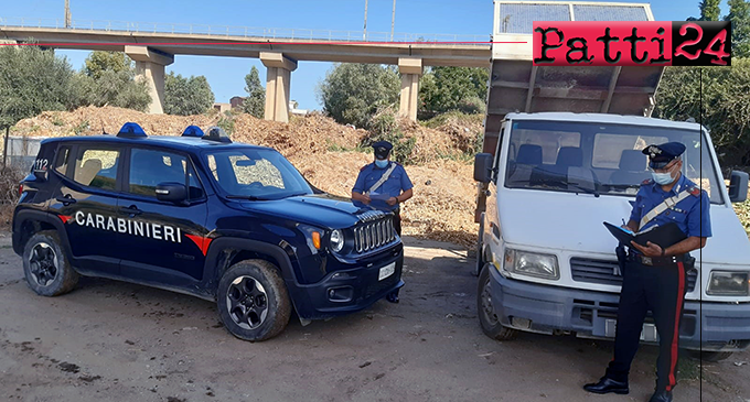 BARCELLONA P.G. – Trasporto su strada dei rifiuti. 11 denunce per violazioni della normativa ambientale a Falcone, Terme Vigliatore e Barcellona P.G.