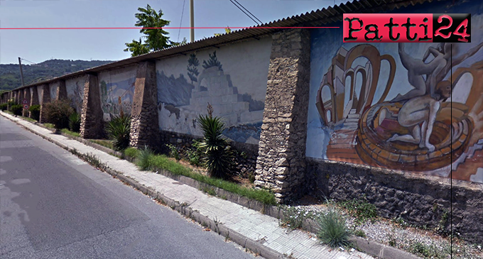 PATTI – Murales di via Orti. Realizzati aderendo ad un concorso nazionale nel 1987, purtroppo, si stanno deteriorando.