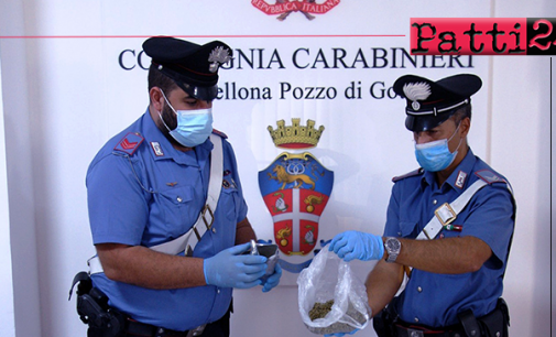 BARCELLONA P.G. – Detenzione di sostanza stupefacente ai fini di spaccio. Arrestati due milazzesi