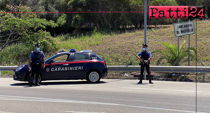 SANT’AGATA DI MILITELLO – Movida estiva. Controlli straordinari dei Carabinieri sul litorale di competenza.