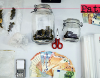 MESSINA – Pusher 23enne in manette. Sequestrati marijuana e denaro.