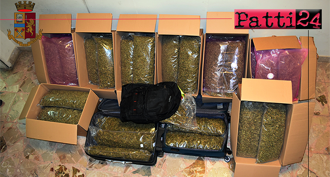 MESSINA – Deteneva quasi 70 kg di marijuana. Arrestato 46enne messinese.