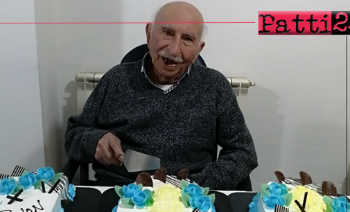 PATTI – Il signor Antonino Faranda ha festeggiato i 100 anni