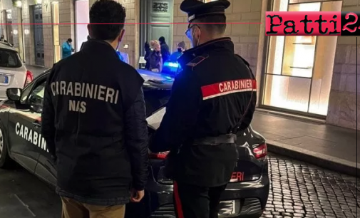 MESSINA – Sicurezza alimentare. Attività di contrasto del NAS di Catania alle condotte illecite e di contraffazione nell’intera provincia.