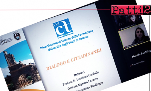PATTI – Liceo “Vittorio Emanuele III°”. “Dialogo e Cittadinanza: la validità dell’insegnamento dei sofisti nella contemporaneità”