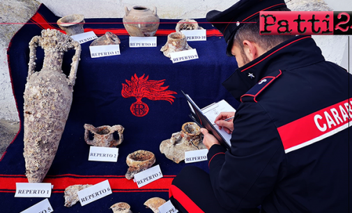 VULCANO – I Carabinieri restituiscono alcuni reperti archeologici alla collettività