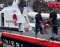 LIPARI – Contrasto al bracconaggio ittico. Rimozione e sequestro rete posata abusivamente in mare.