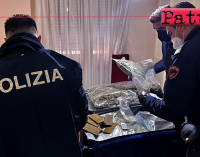 MESSINA – Più di 7 kg di marijuana, 62 g di cocaina e quasi 2 Kg di hashish in casa. Arrestata 57enne