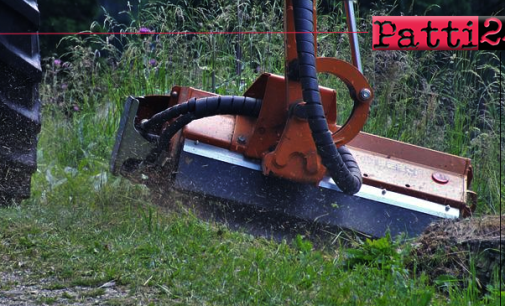 PATTI – Dal 6 all’8 giugno interventi di pulizia del verde pubblico e variazioni viabilità in alcune vie di Patti Marina
