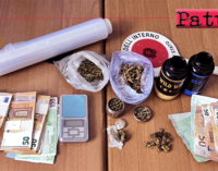 MESSINA – Servizi antidroga e controlli. Sequestrato  involucro contenente 100 grammi di sostanza stupefacente del tipo marijuana.
