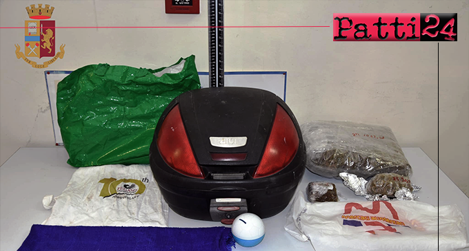 MESSINA – Rinvenuti e sequestrati 1,3 kg di marijuana e 200 grammi di hashish. Arrestati un uomo 34enne e una donna 57enne.