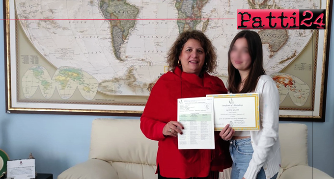 PATTI – Per 2 mesi studentessa del Liceo. Per Justine Girard  è giunto il momento di ritornare in Canada