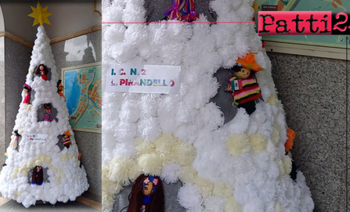 PATTI – L’IC Pirandello, realizza albero ecologico rivestito con la lana.