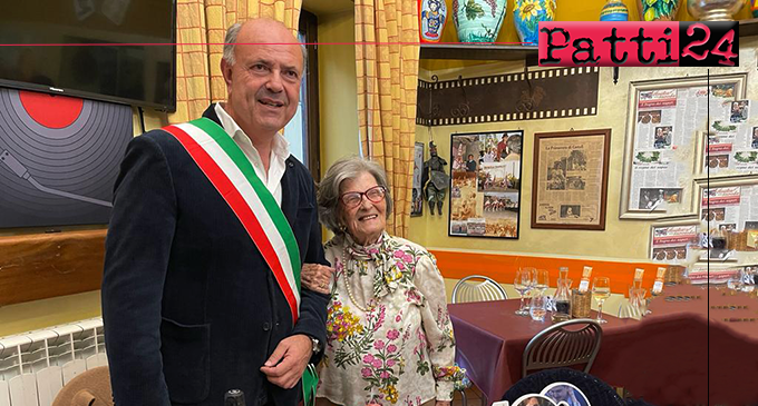 MILAZZO – Gli auguri del sindaco alla nuova centenaria