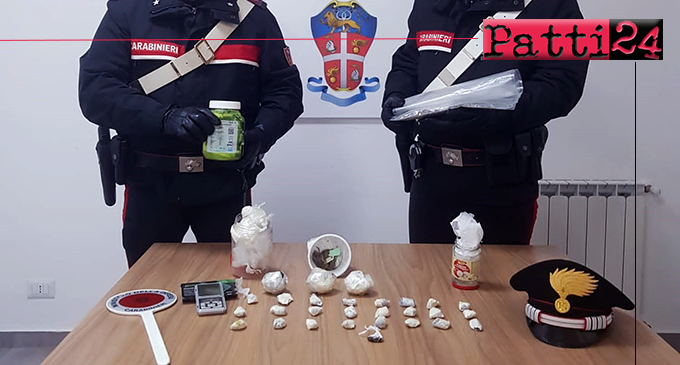 BARCELLONA P.G. – Nascondono la droga nella dispensa della cucina. Arrestati due uomini