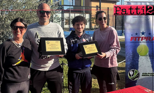 PATTI -Torneo Fitpra di padel. Si sono “dati battaglia” in 60