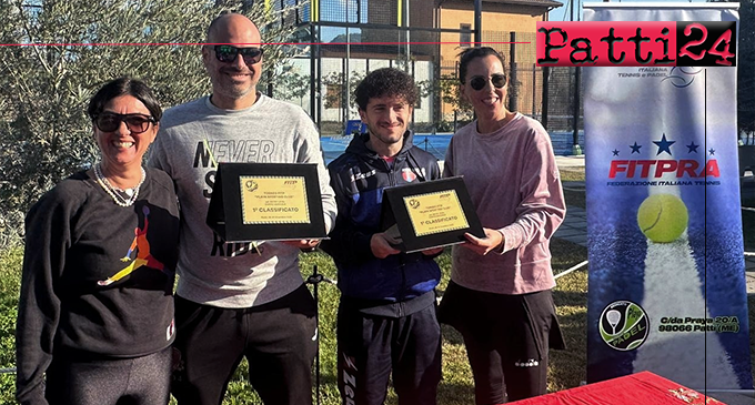 PATTI -Torneo Fitpra di padel. Si sono “dati battaglia” in 60