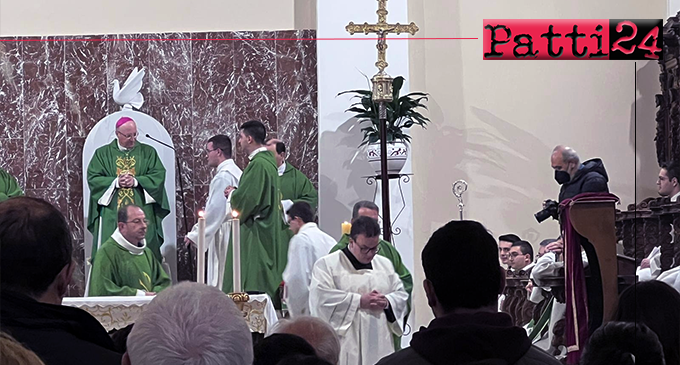 PATTI – Il seminarista Giuseppe Orlando ammesso agli ordini sacri del Diaconato e del Presbiterato