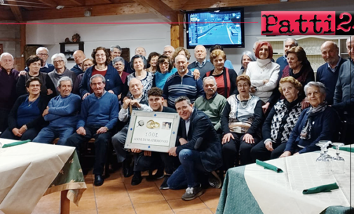 SAN PIERO PATTI – Venti coppie raggiungono il traguardo delle Nozze d’Oro.  Festeggiati 1002 anni di matrimonio.