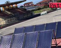 GIOIOSA MAREA – Ultimati i lavori di sostituzione dell’impianto idraulico e di installazione di pannelli solari al campo sportivo