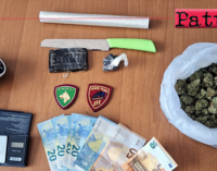 MESSINA – Detenzione di sostanza stupefacente ai fini di spaccio. 2 arresti in flagranza e sequestro di hashish e marijuana