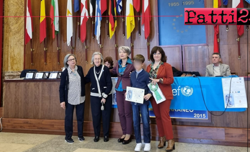 PATTI – 4 alunni dell’I.C. Lombardo Radice tra i premiati del concorso Unicef “Ambasciatrici e ambasciatori di pace”