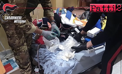 MESSINA – Droga e munizioni in casa, arrestato 29enne. Oltre 350 grammi di cocaina trovata nascosta, tra cianfrusaglie, nella cameretta del figlioletto.