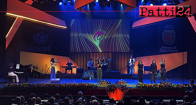 PATTI – Alla Band “Sorriso”, del Liceo, primo premio al Festival Internazionale della Musica Scolastica sul palco dell’Ariston.