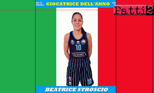 A2 BASKET FEMMINILE – La pattese Beatrice Stroscio, consacrata giocatrice dell’anno del Girone Sud