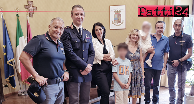 MESSINA – Il Questore Ioppolo incontra i genitori della bimba salvata a luglio dai poliziotti impegnati nel controllo del territorio.