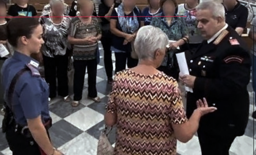 MESSINA – Nuovi incontri dei Carabinieri per contrastare le truffe in danno degli anziani.