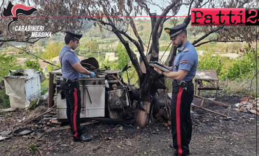 SAN PIER NICETO – Realizza un deposito di rifiuti e li incendia. 54enne denunciato