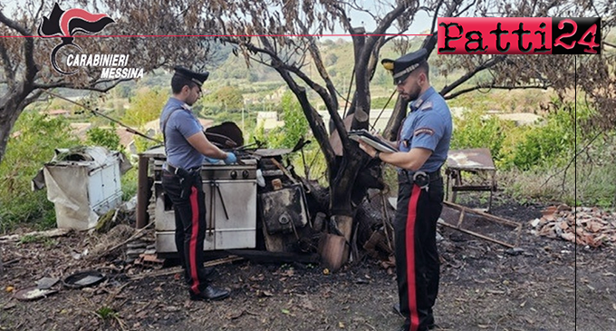 SAN PIER NICETO – Realizza un deposito di rifiuti e li incendia. 54enne denunciato