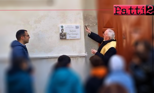 PATTI – Il salone parrocchiale di “San Nicolò di Bari” intitolato al beato Piergiorgio Frassati