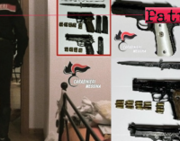MESSINA – Due arresti per detenzione armi clandestine. Trovate due pistole, una in casa di un uomo agli arresti domiciliari, l’altra indosso ad un soggetto che girava armato.