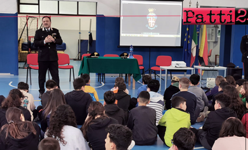 SAN PIERO PATTI – I.C.  Rita Levi-Montalcini. Progetto Legalità, i Carabinieri incontrano gli studenti.