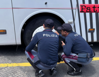 BARCELLONA P.G. – Gite scolastiche in sicurezza, controllati 14 autobus tra Barcellona P.G. e Patti. Un veicolo è stato sospeso dalla circolazione per gravi anomalie.