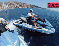 MESSINA – Servizi di vigilanza costiera da parte degli acquascooter della Polizia di Stato, specialmente lungo le coste di Letoianni, Giardini Naxos e Taormina.